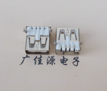 江西USB AF母座 LCP 耐高温250度280度 环保白胶芯