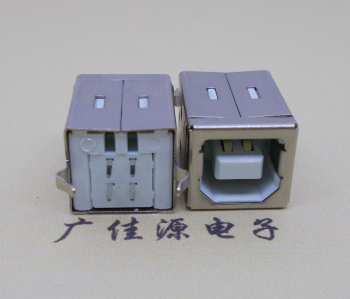 江西USB BF180度母座 打印机接口 立式直插带赛