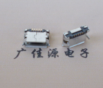 江西Micro USB卷口 B型(无柱）插板脚间距6.4普通端子