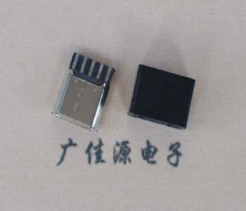 江西麦克-迈克 接口USB5p焊线母座 带胶外套 连接器