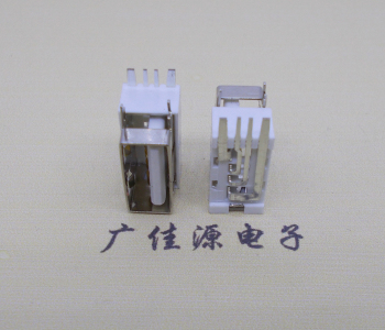 江西USB侧立式短体10.0尺寸 侧插加宽脚5A大电流插座