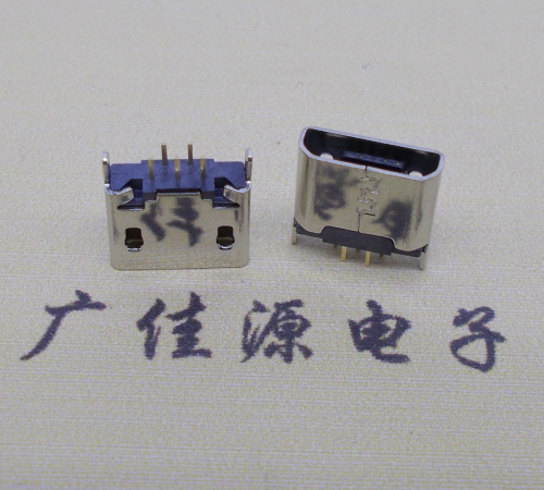 江西micro usb 5p母座 立插直口 高度6.0mm尺寸