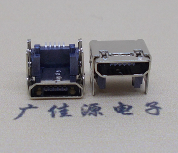 江西MICRO USB 5P母座 SMT垫高 L=4.15双壳
