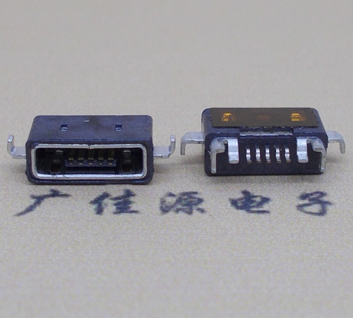 江西MICRO USB防水AB型口母头3D图纸封装