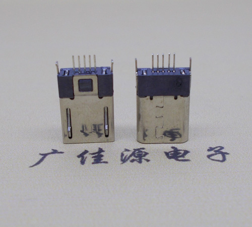江西micro-迈克 插座 固定两脚鱼叉夹板1.0公头连接器