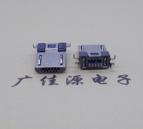 江西Micro usb焊板式公头贴片SMT款无弹超薄