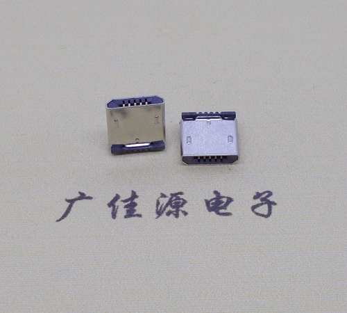 江西micro usb 5p公头 短体插板H=5.9立插