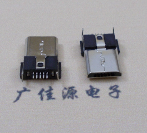 江西micro usb 5pin公头反向贴板引脚定义