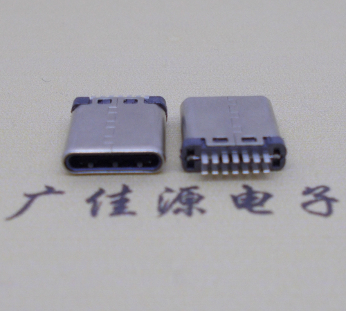 江西 铆合type-c14p公头无地线接口厚2.7mm