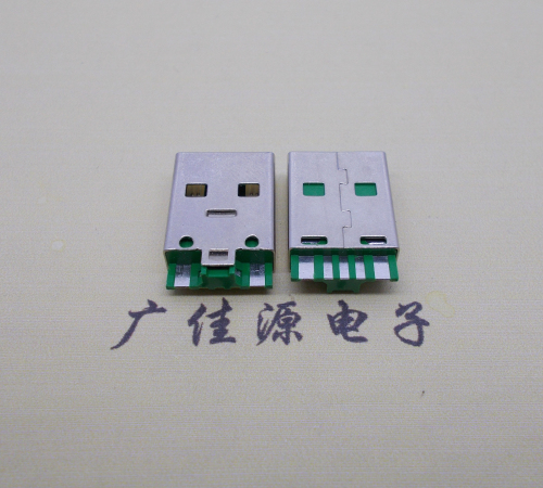 江西usb5a公头.5p焊线带ic.大电流oppo闪充