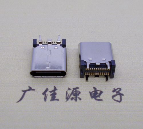 江西立式type c24p母座立贴高8.8-9.3-10.0-10.5mm