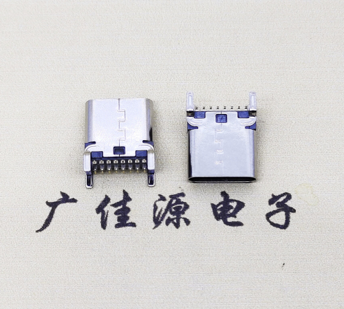 江西USB 3.1TYPE-C16Pin立贴母头座子引脚接线正负级详解